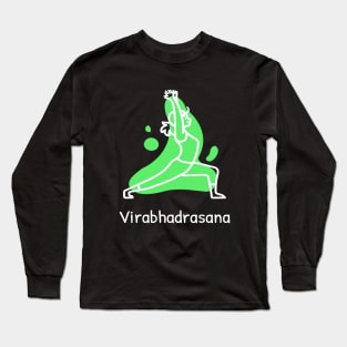 Virabhadrasana Long Sleeve T-Shirt